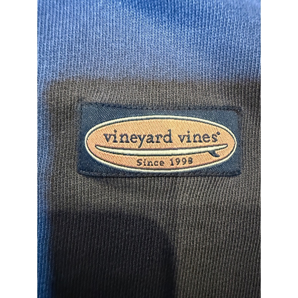 Vineyard Vines Boys Blue Surfboard Logo Crewneck Sweatshirt Size M 12-14
